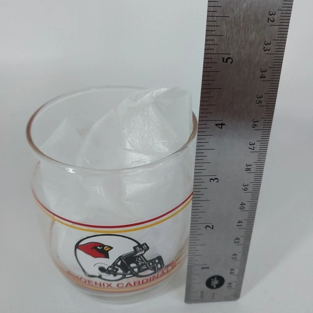 Vintage NFL Phoenix Cardinals Tumbler Whiskey Rocks‎ Glass